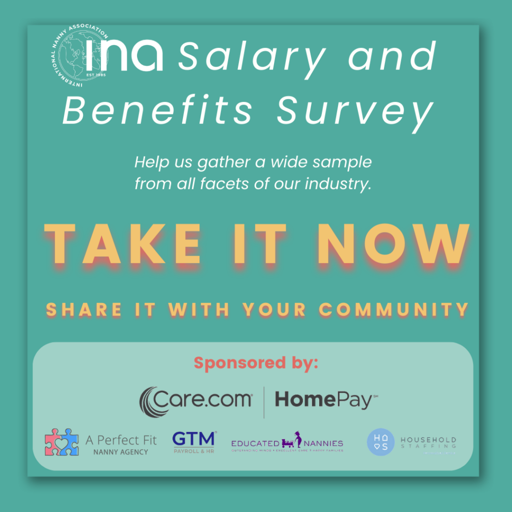 INA Salary and Benefits Survey is LIVE!
