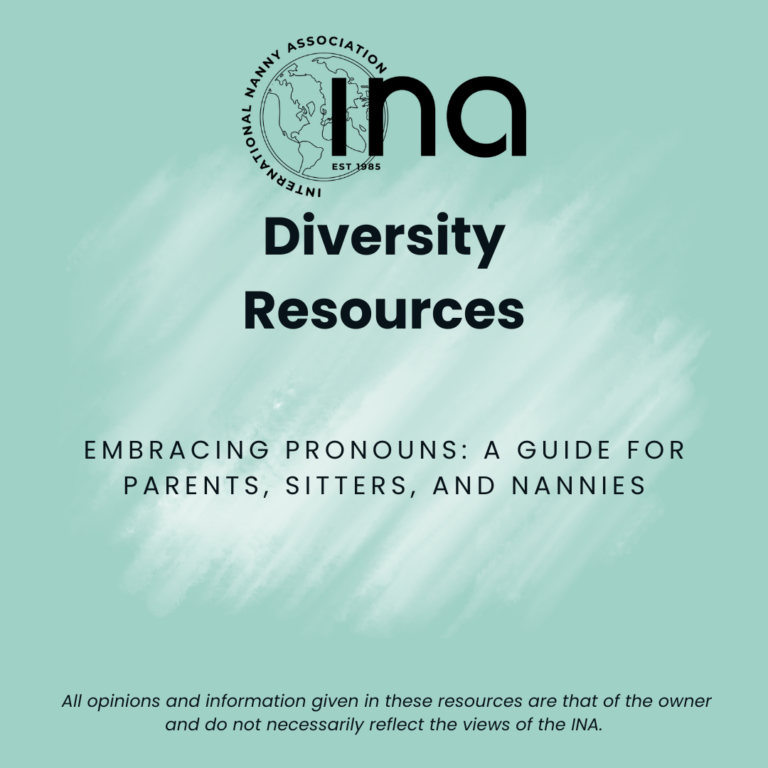 Embracing Pronouns A Guide for Parents Sitters and Nannies