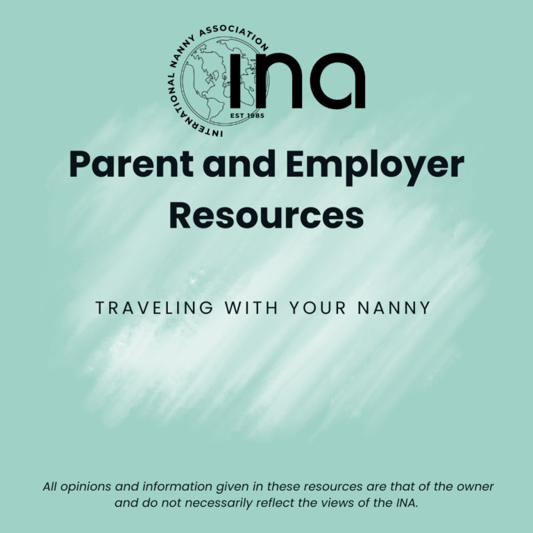 Traveling with Your Nanny